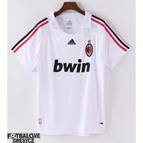 AC Milan 2007-2008 Retro Venkovní Dres Krátký Rukáv